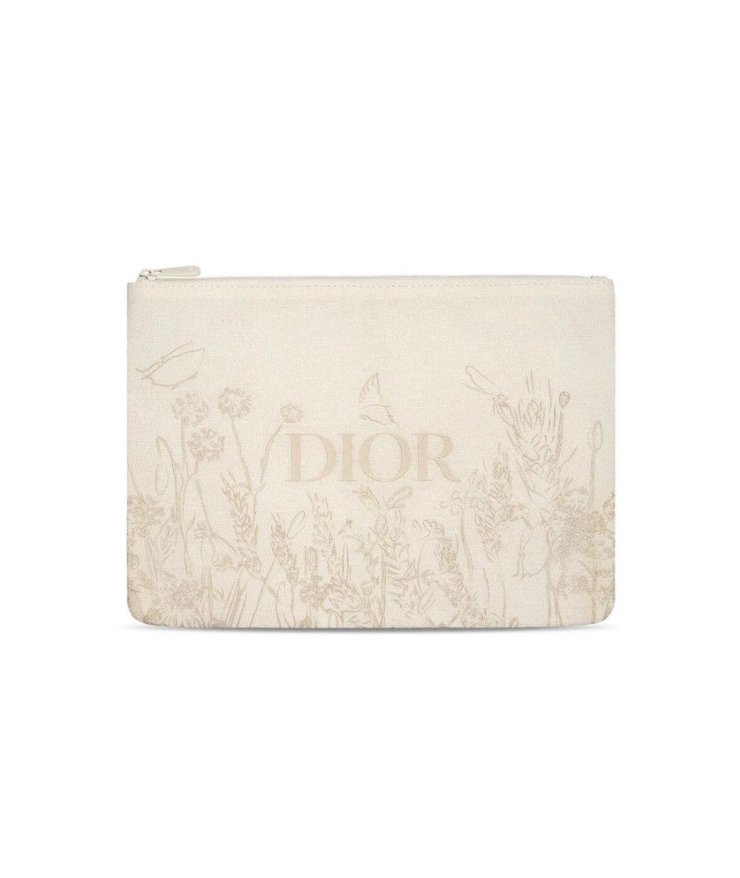 DIOR BEAUTY Бежевая тканевая косметичка, фото 1