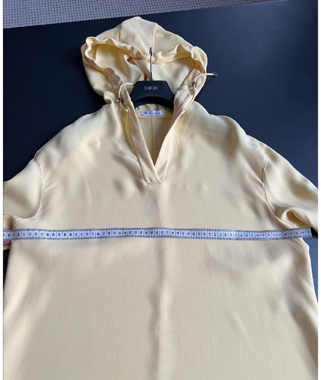 LORO PIANA Желтый шелковый спортивные костюмы, фото 7