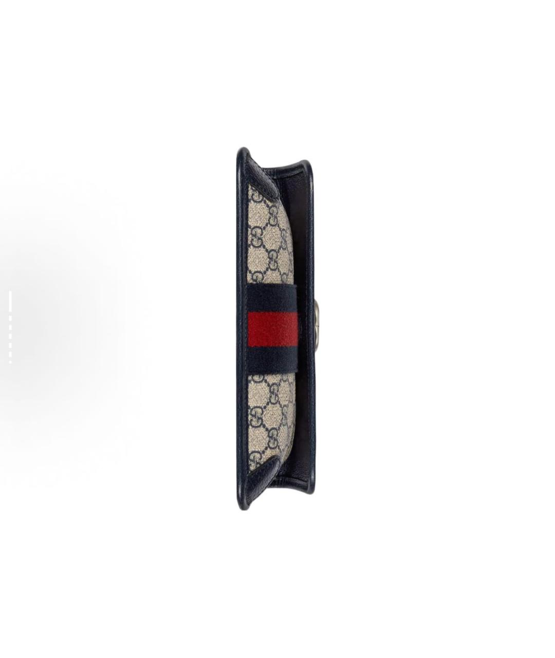 GUCCI Бежевая тканевая поясная сумка, фото 6