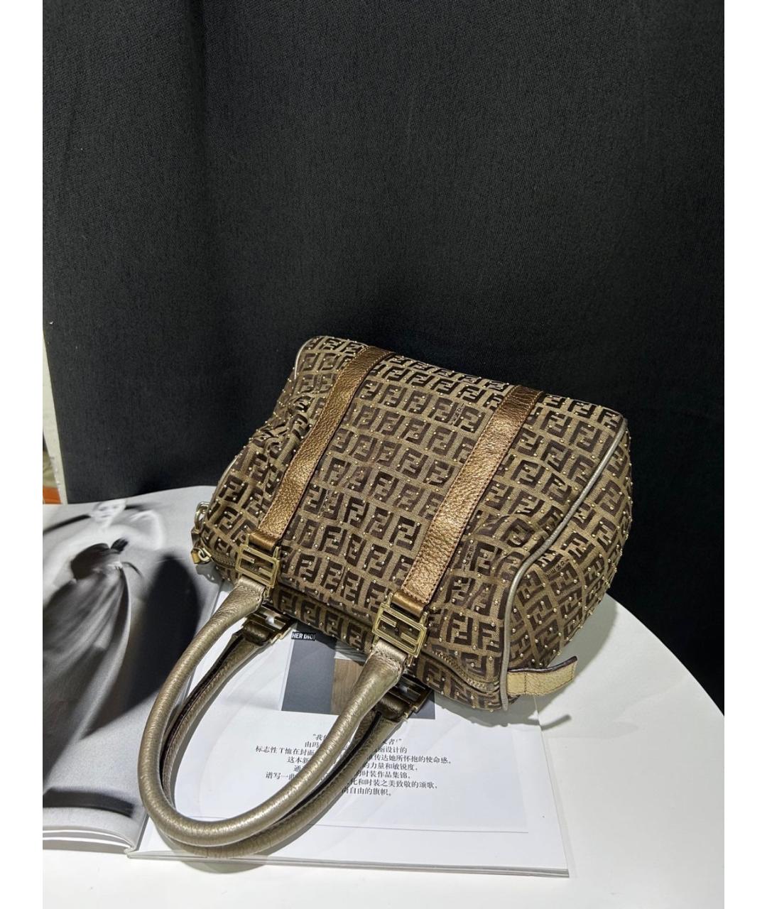 FENDI Тканевая сумка тоут, фото 7