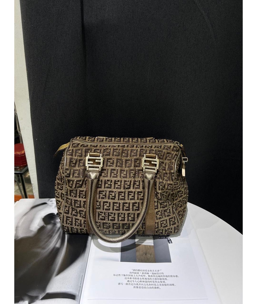 FENDI Тканевая сумка тоут, фото 2