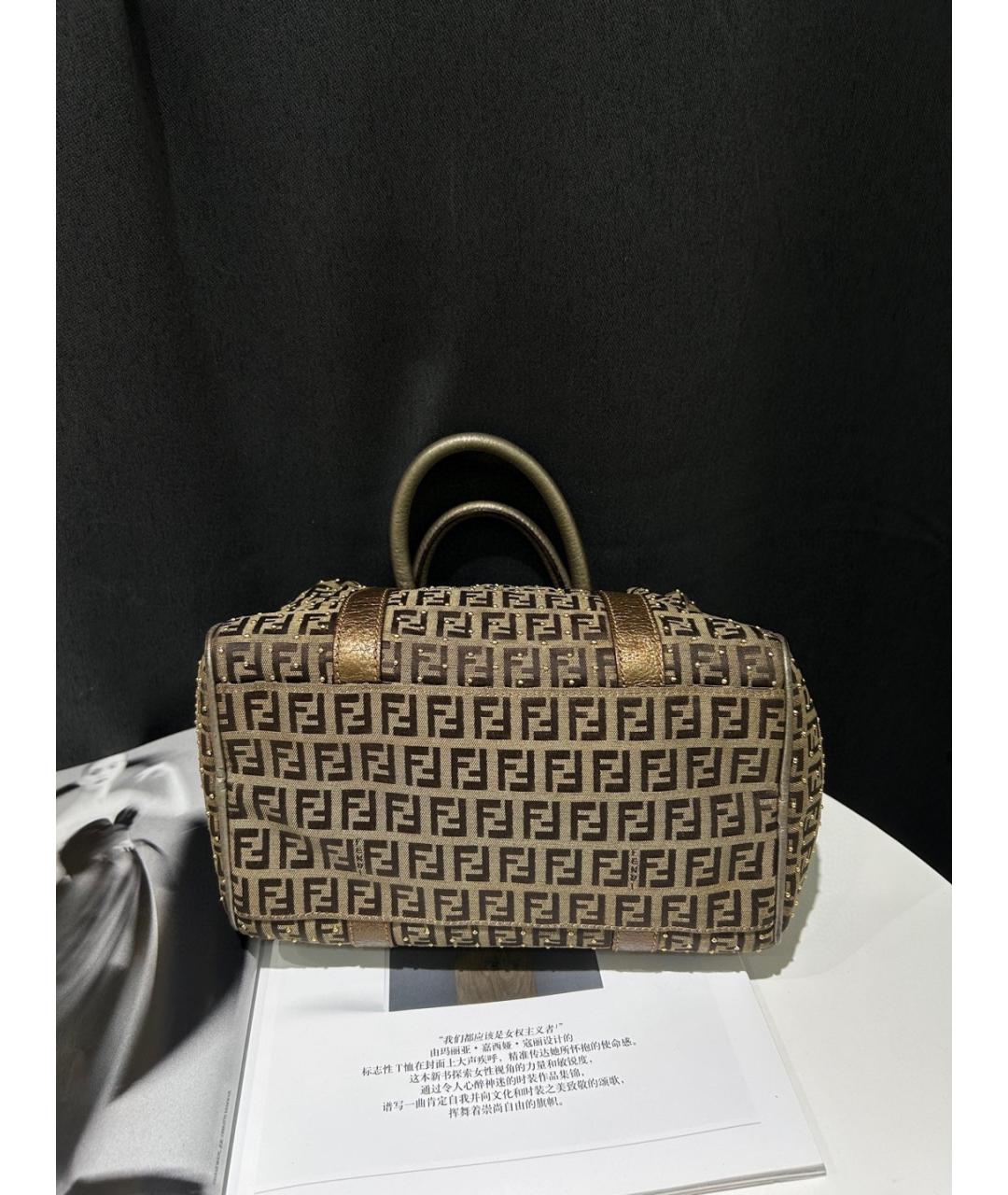 FENDI Тканевая сумка тоут, фото 8