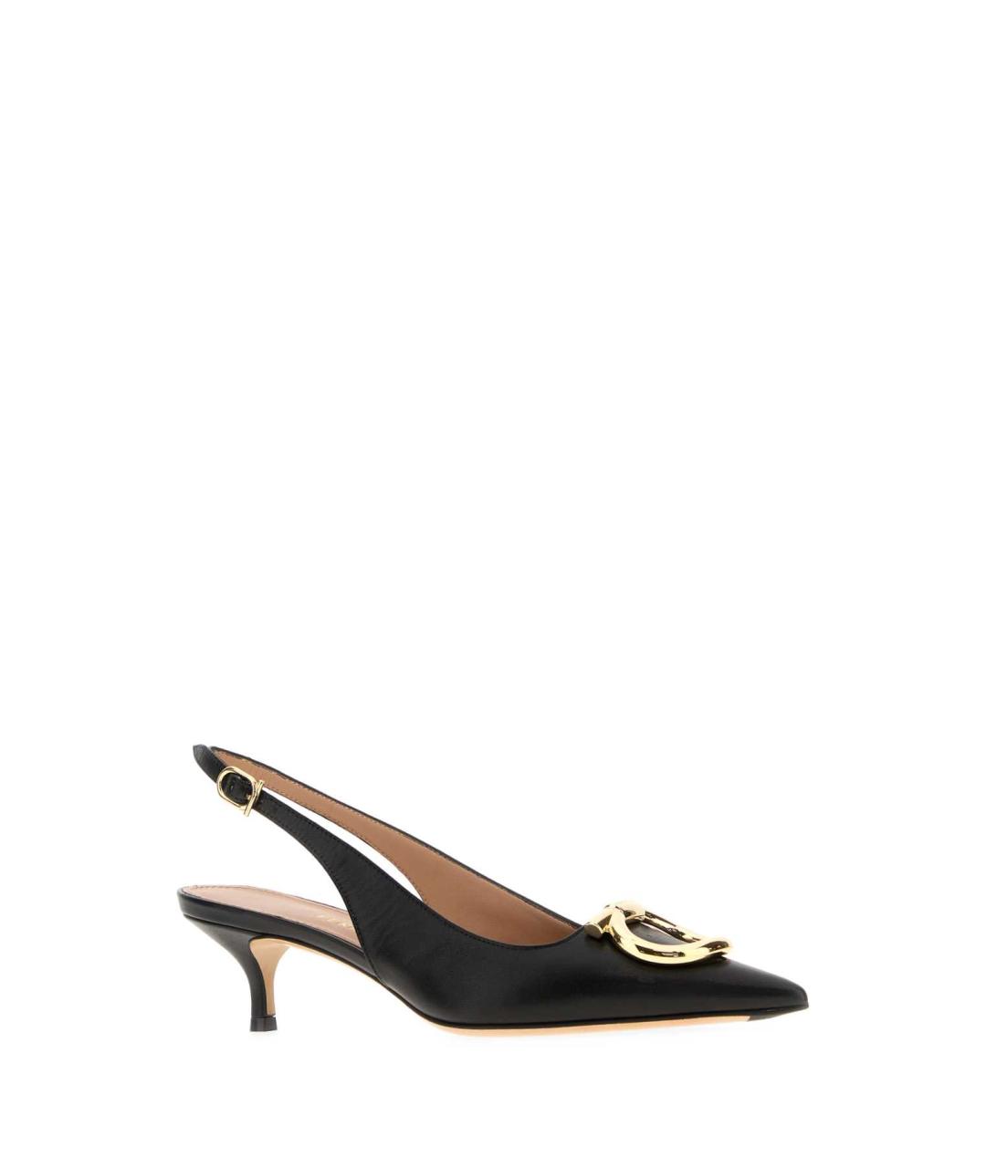 FERRAGAMO Черные кожаные туфли, фото 2