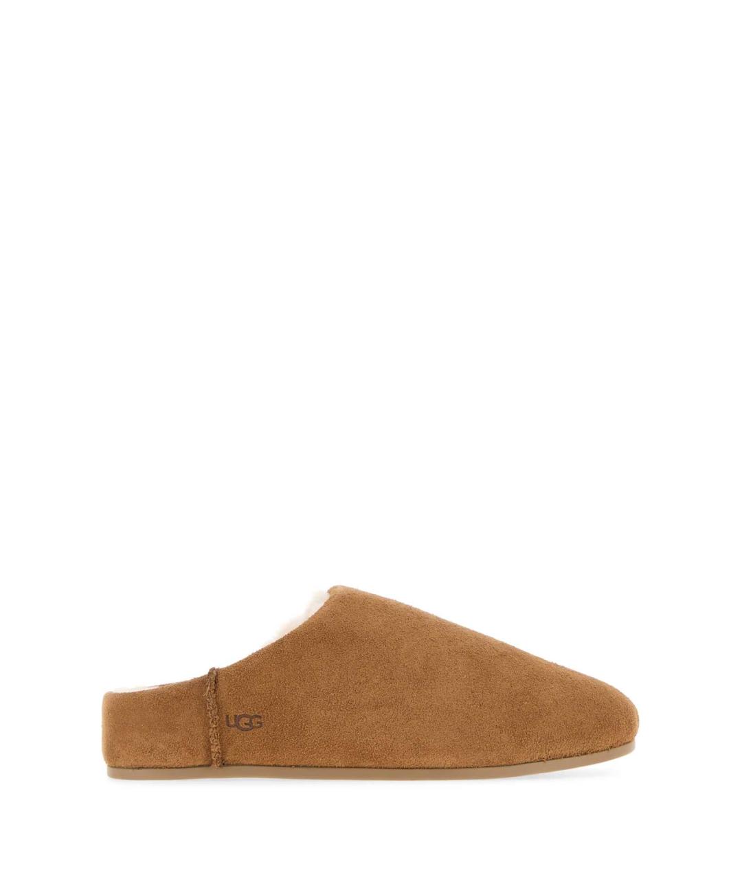 UGG AUSTRALIA Бежевые замшевые мюли, фото 1