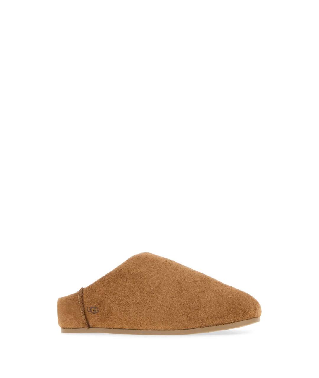 UGG AUSTRALIA Бежевые замшевые мюли, фото 2