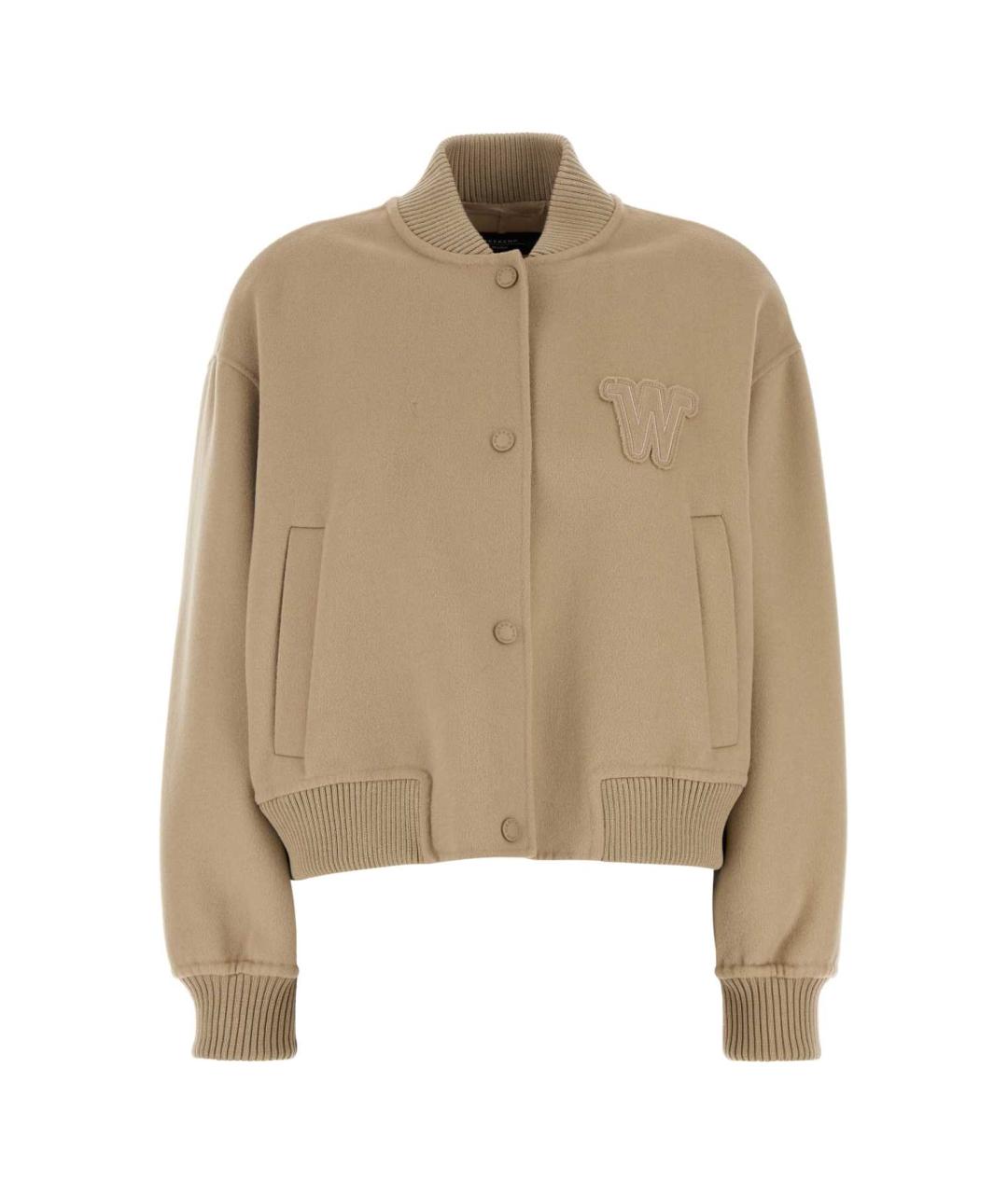 WEEKEND MAX MARA Бежевая шерстяная куртка, фото 1