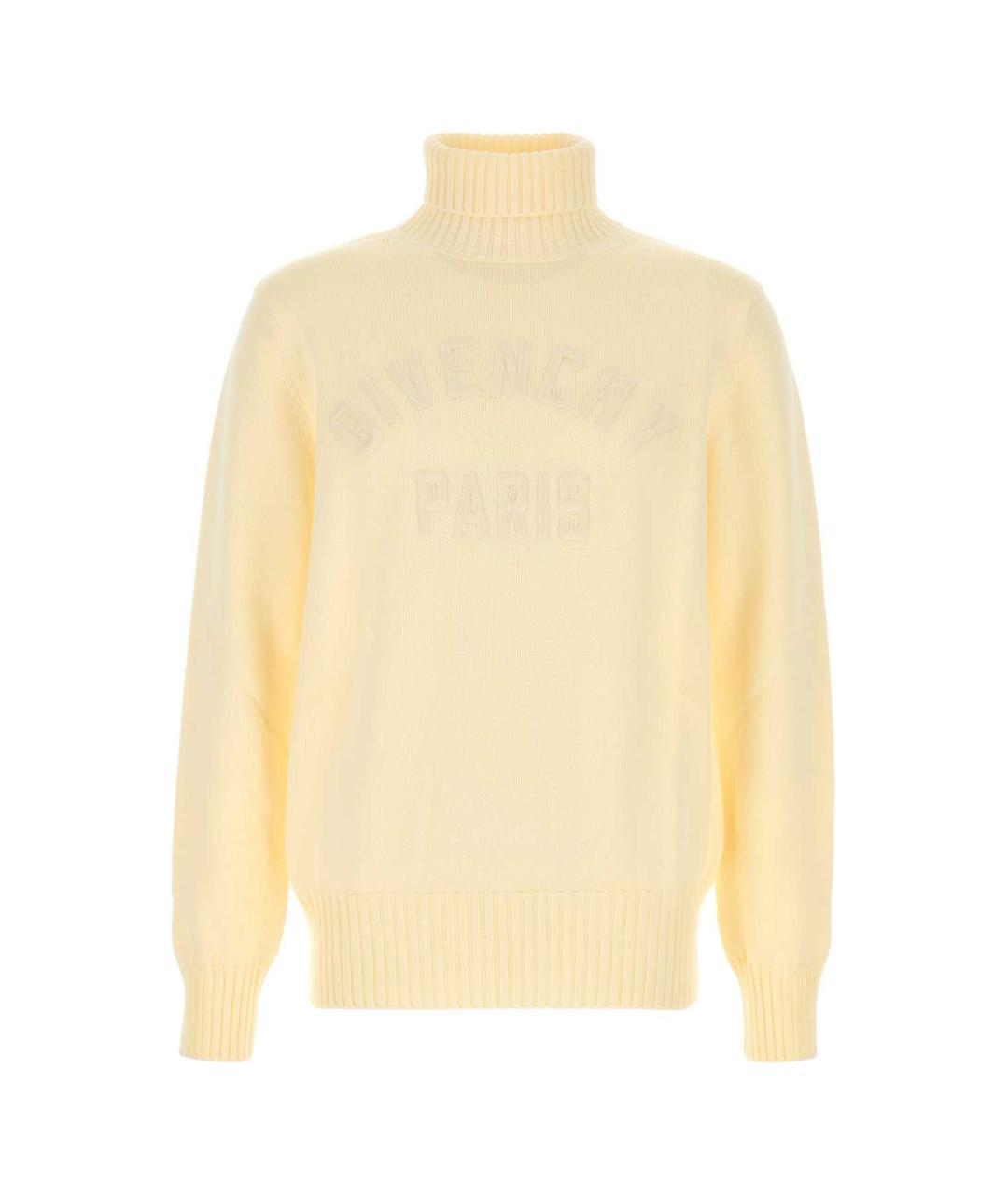 GIVENCHY Желтый хлопковый джемпер / свитер, фото 3