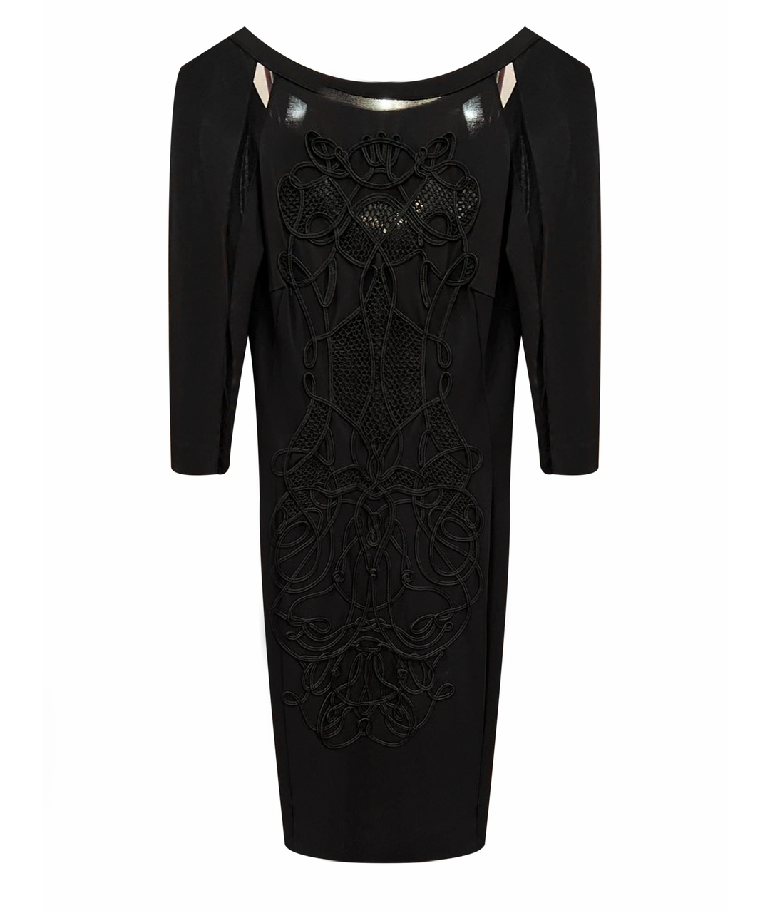 ZUHAIR MURAD Черное полиэстеровое коктейльное платье, фото 1