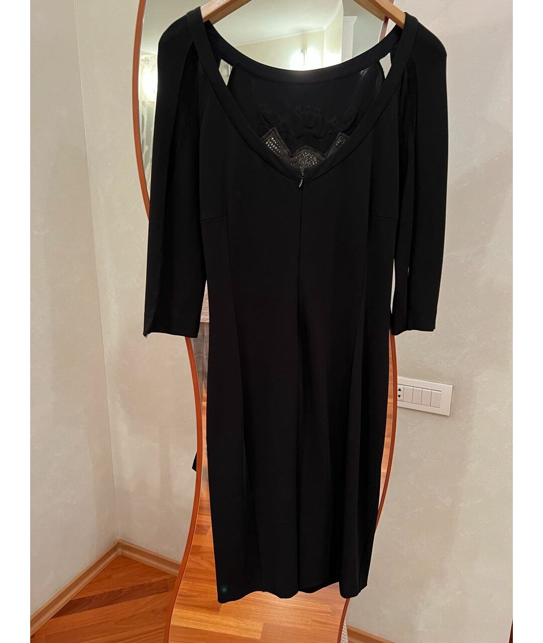 ZUHAIR MURAD Черное полиэстеровое коктейльное платье, фото 2