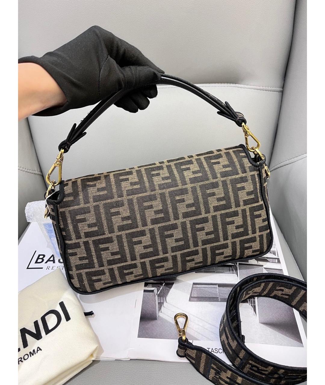 FENDI Тканевая сумка через плечо, фото 3
