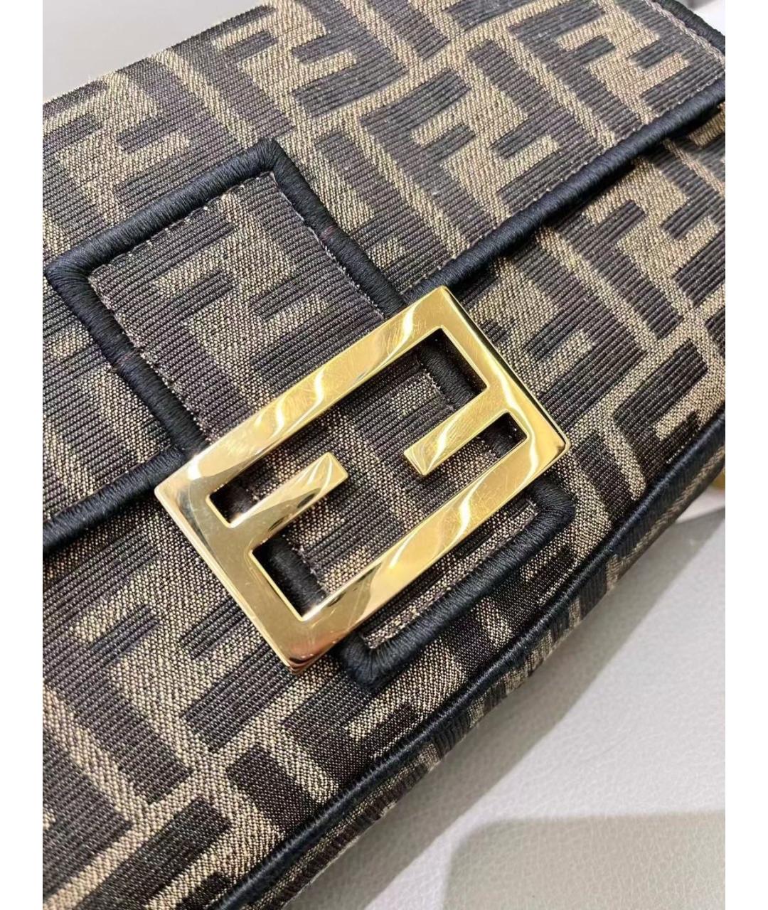 FENDI Тканевая сумка через плечо, фото 5
