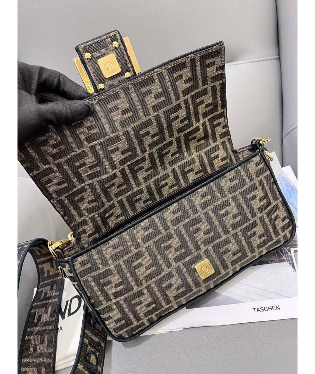 FENDI Тканевая сумка через плечо, фото 4