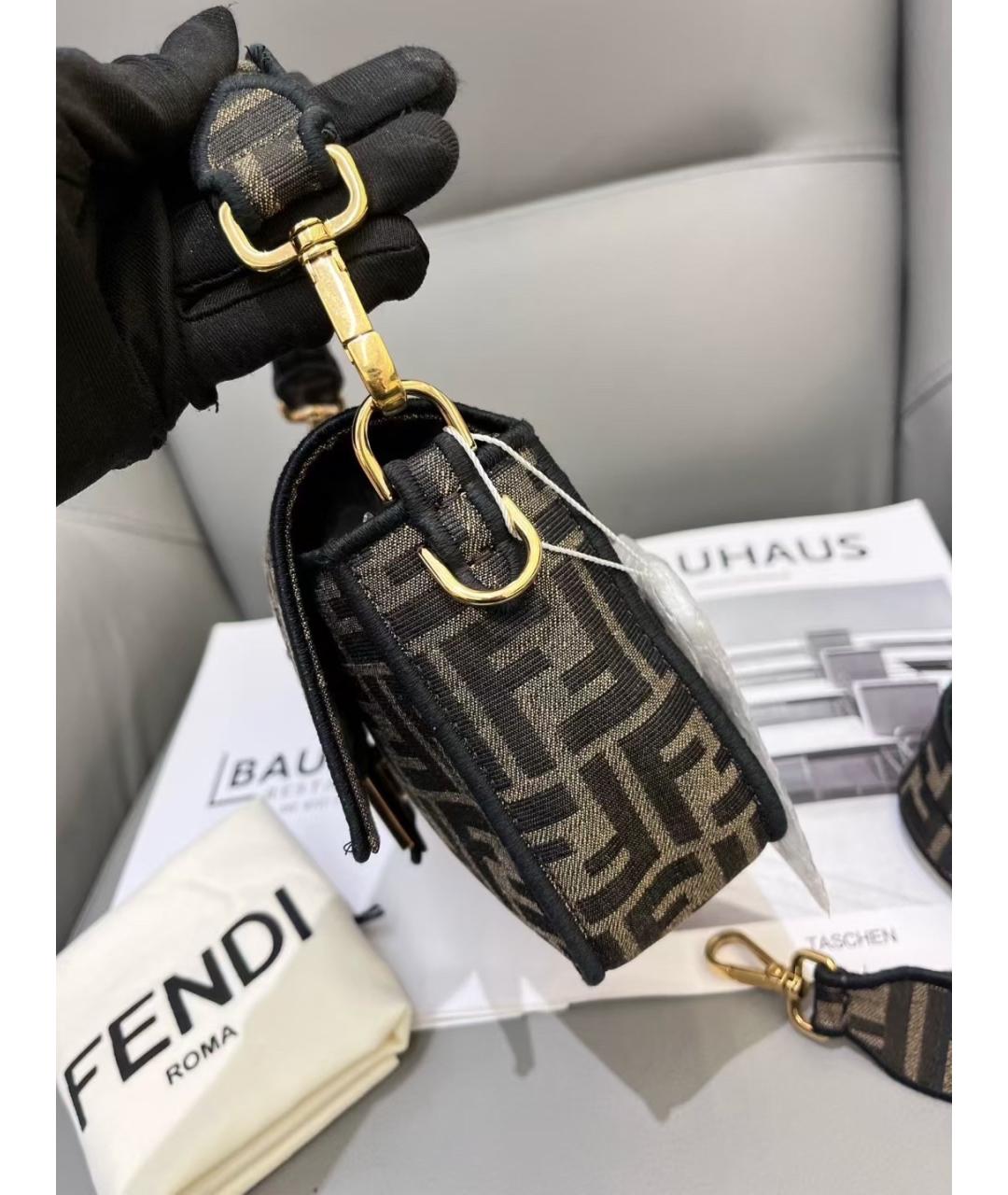 FENDI Тканевая сумка через плечо, фото 8