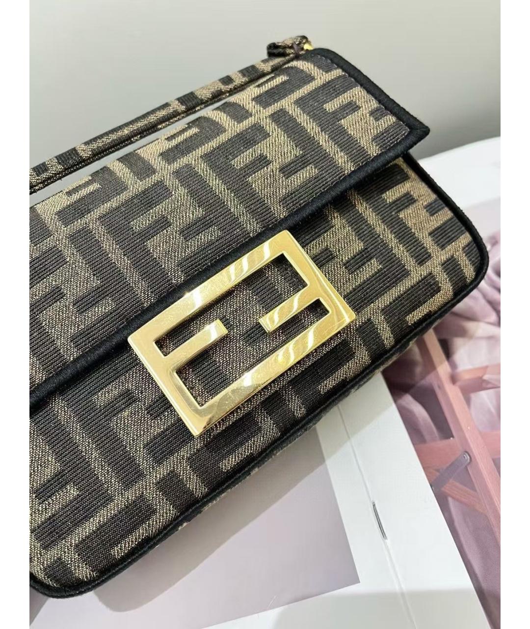 FENDI Тканевая сумка через плечо, фото 6