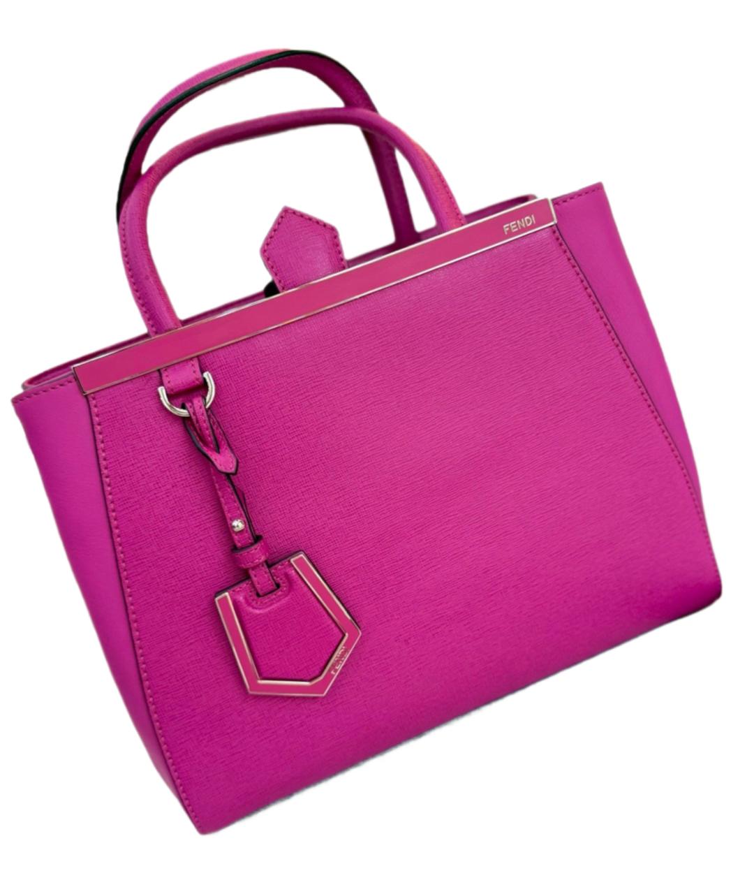 FENDI Фиолетовая кожаная сумка через плечо, фото 10