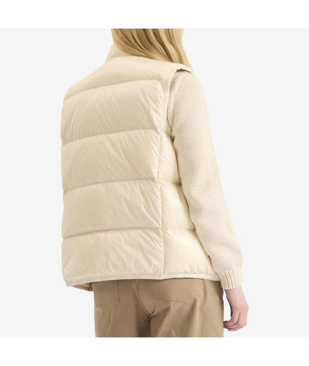 MONCLER Бежевый жилет, фото 3