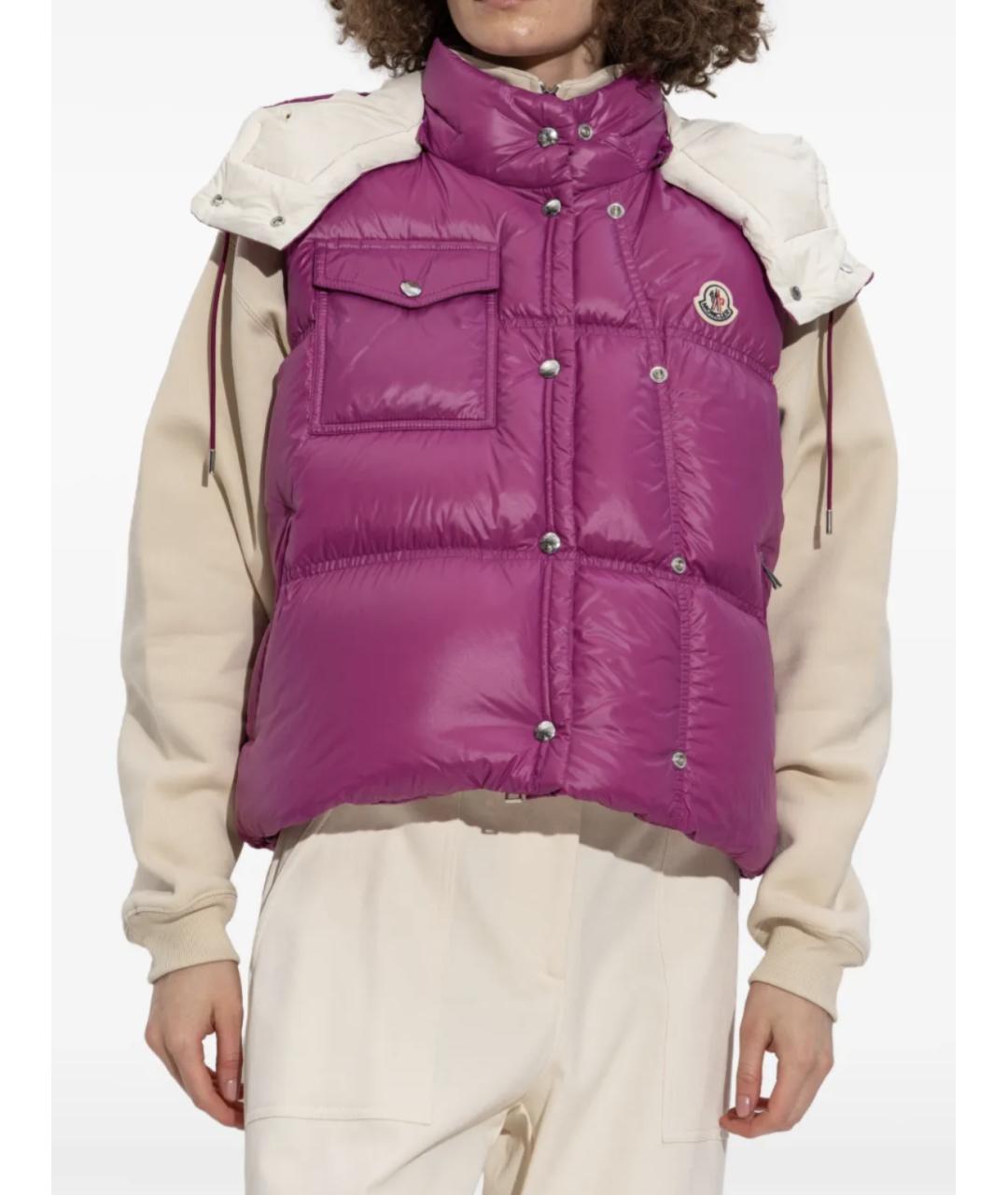 MONCLER Фуксия жилет, фото 4