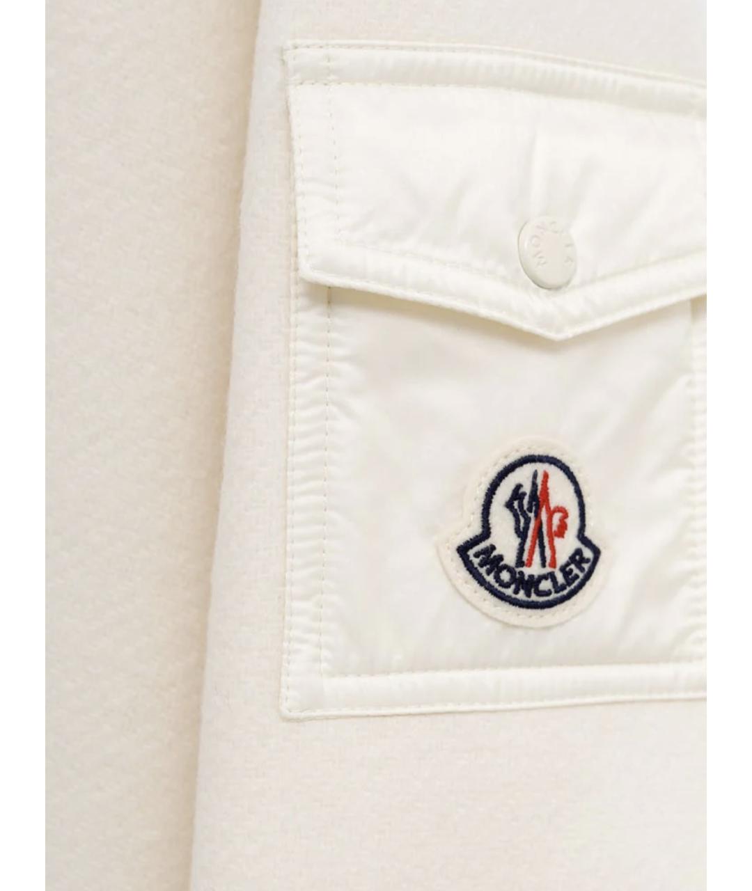 MONCLER Белая шерстяная парка, фото 3