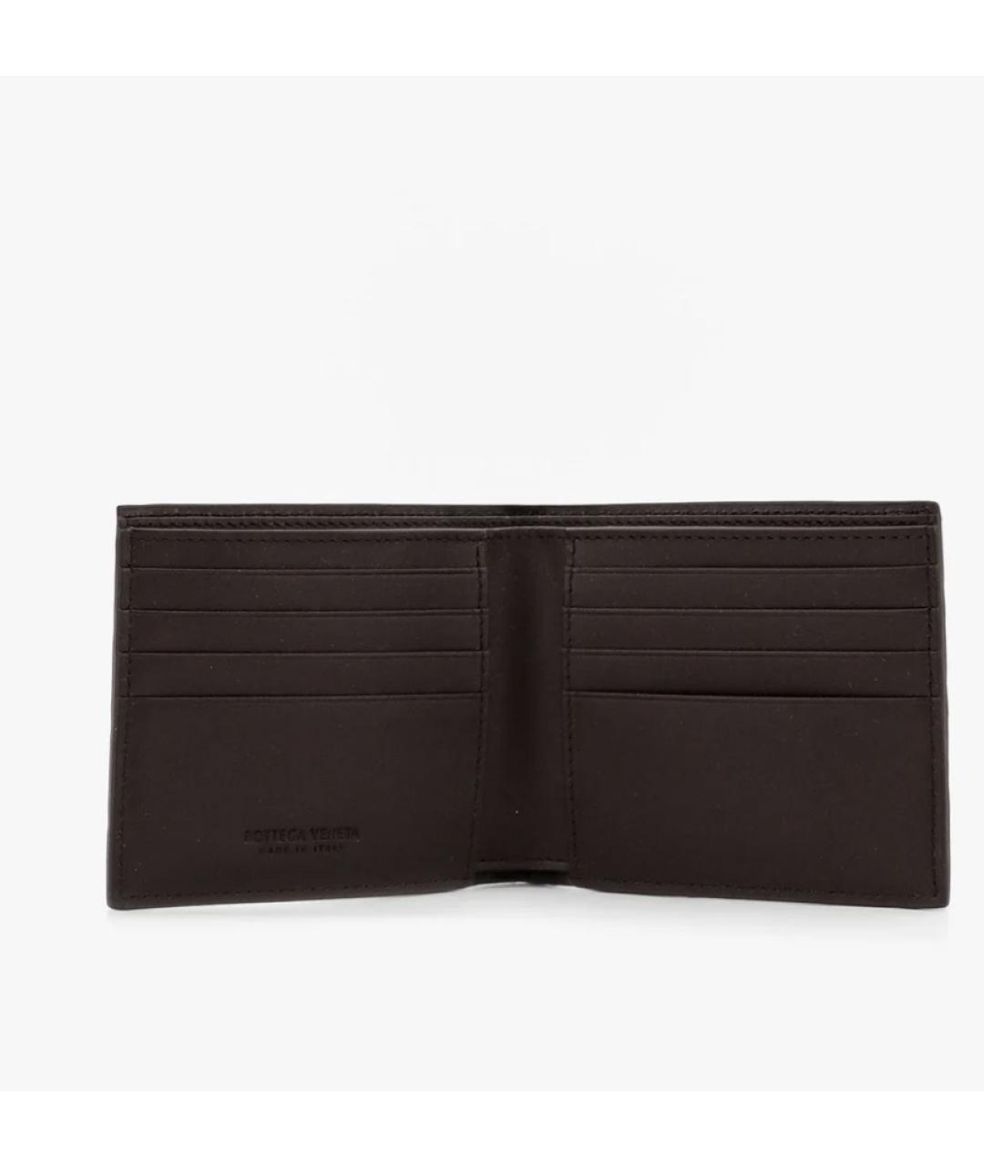 BOTTEGA VENETA Коричневый кожаный кошелек, фото 3