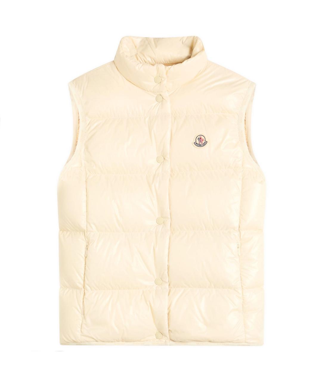 MONCLER Бежевый жилет, фото 1