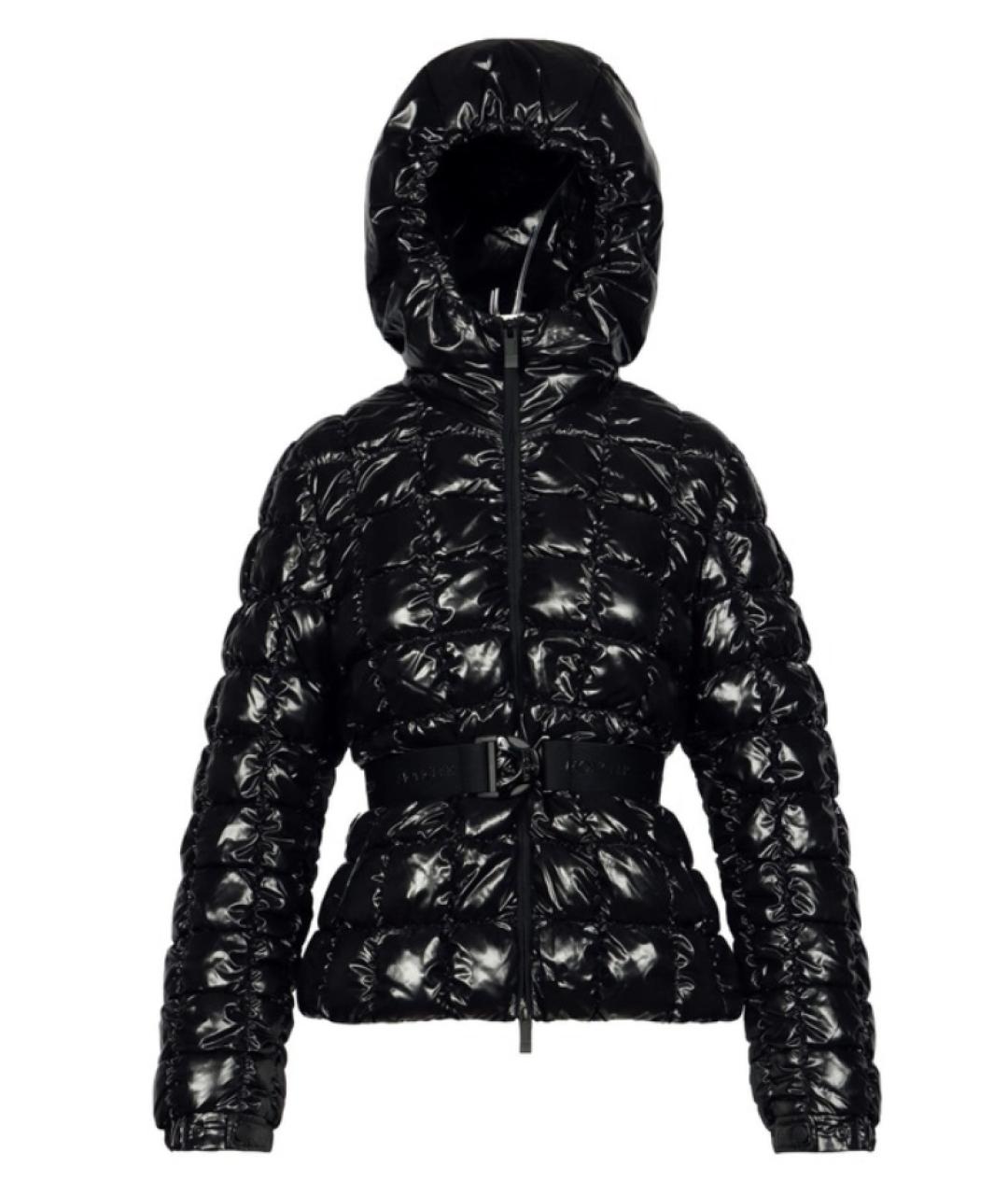 MONCLER Черная синтетическая куртка, фото 1