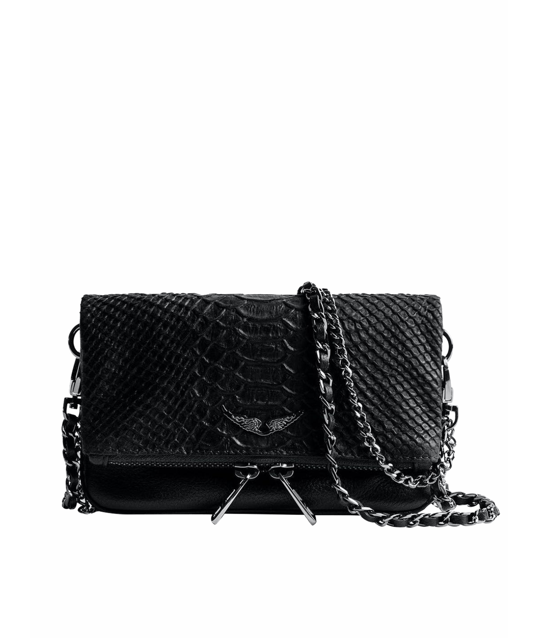 ZADIG & VOLTAIRE Черная кожаная сумка тоут, фото 1