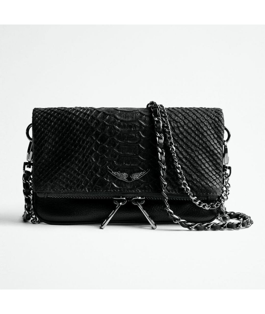 ZADIG & VOLTAIRE Черная кожаная сумка тоут, фото 9