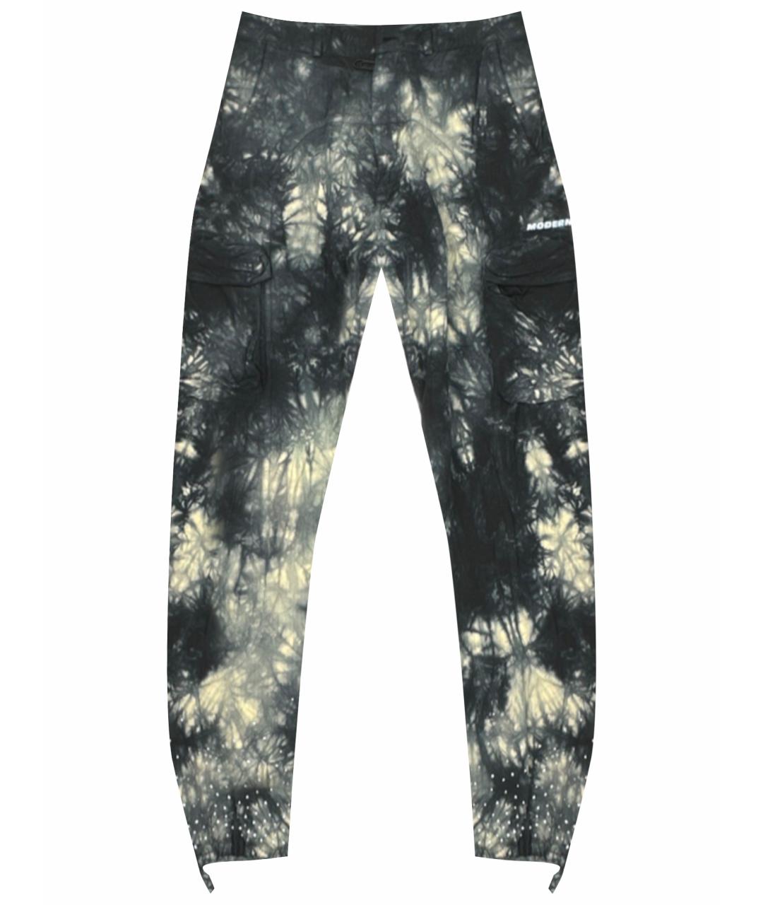 OFF-WHITE Черные хлопковые повседневные брюки, фото 1