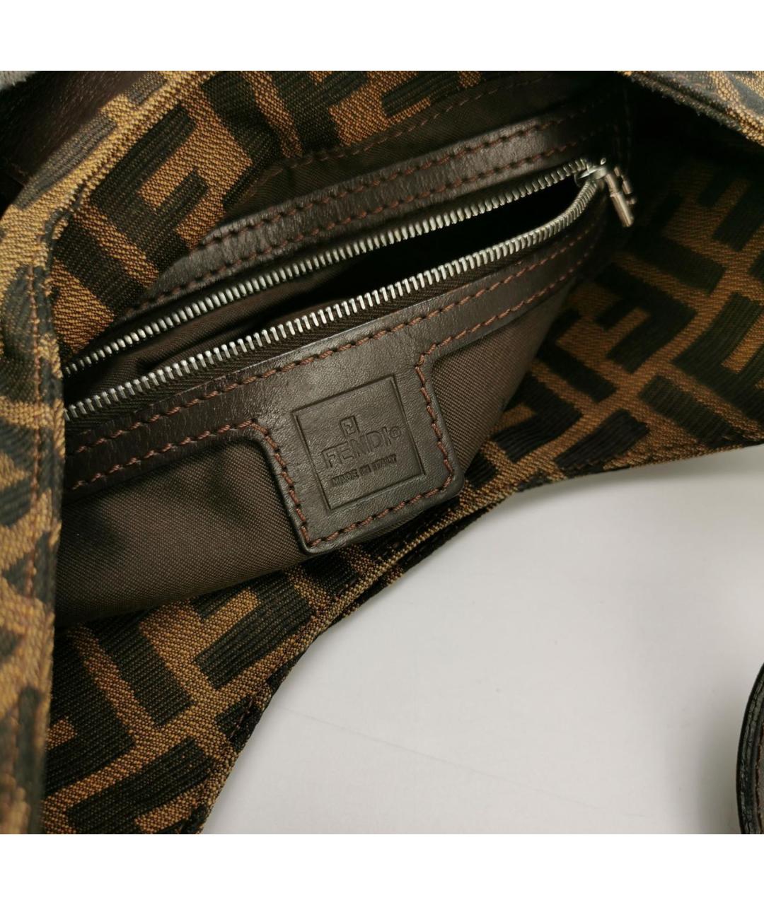FENDI Коричневая сумка тоут, фото 4