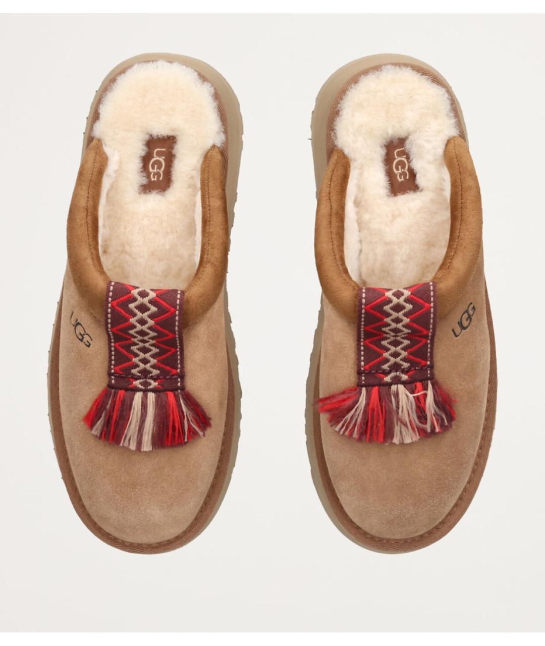 UGG AUSTRALIA Бежевые замшевые ботинки, фото 2