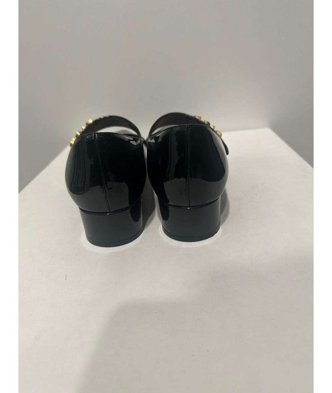 CHRISTIAN DIOR Черные туфли из лакированной кожи, фото 4