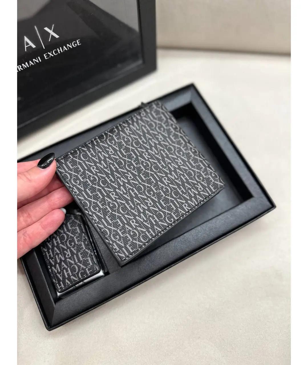 ARMANI EXCHANGE Черный кошелек, фото 7
