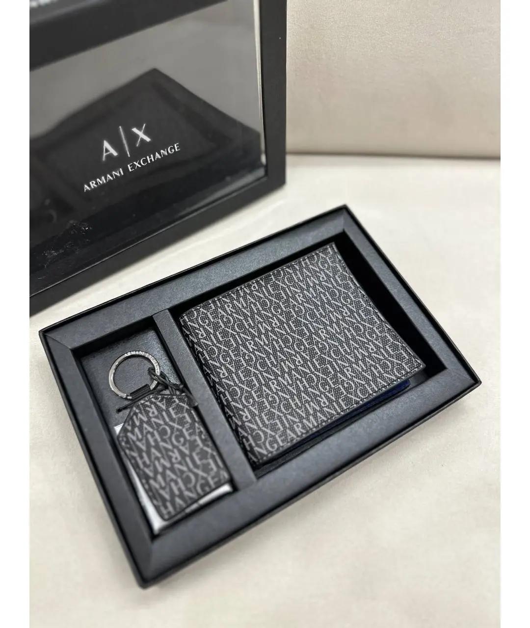 ARMANI EXCHANGE Черный кошелек, фото 4