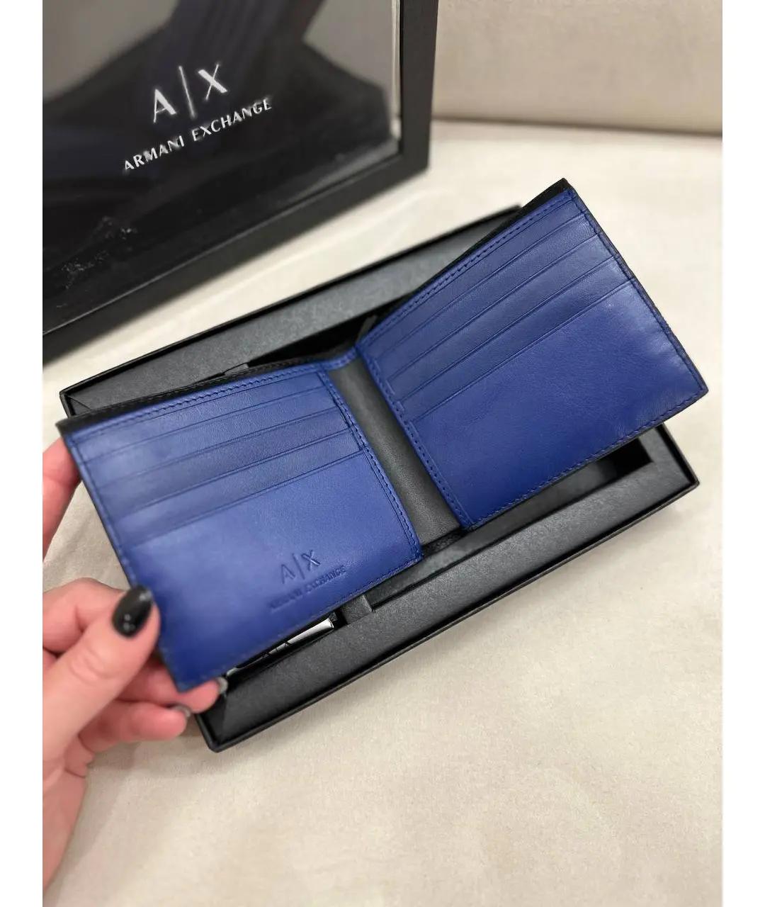 ARMANI EXCHANGE Черный кошелек, фото 6