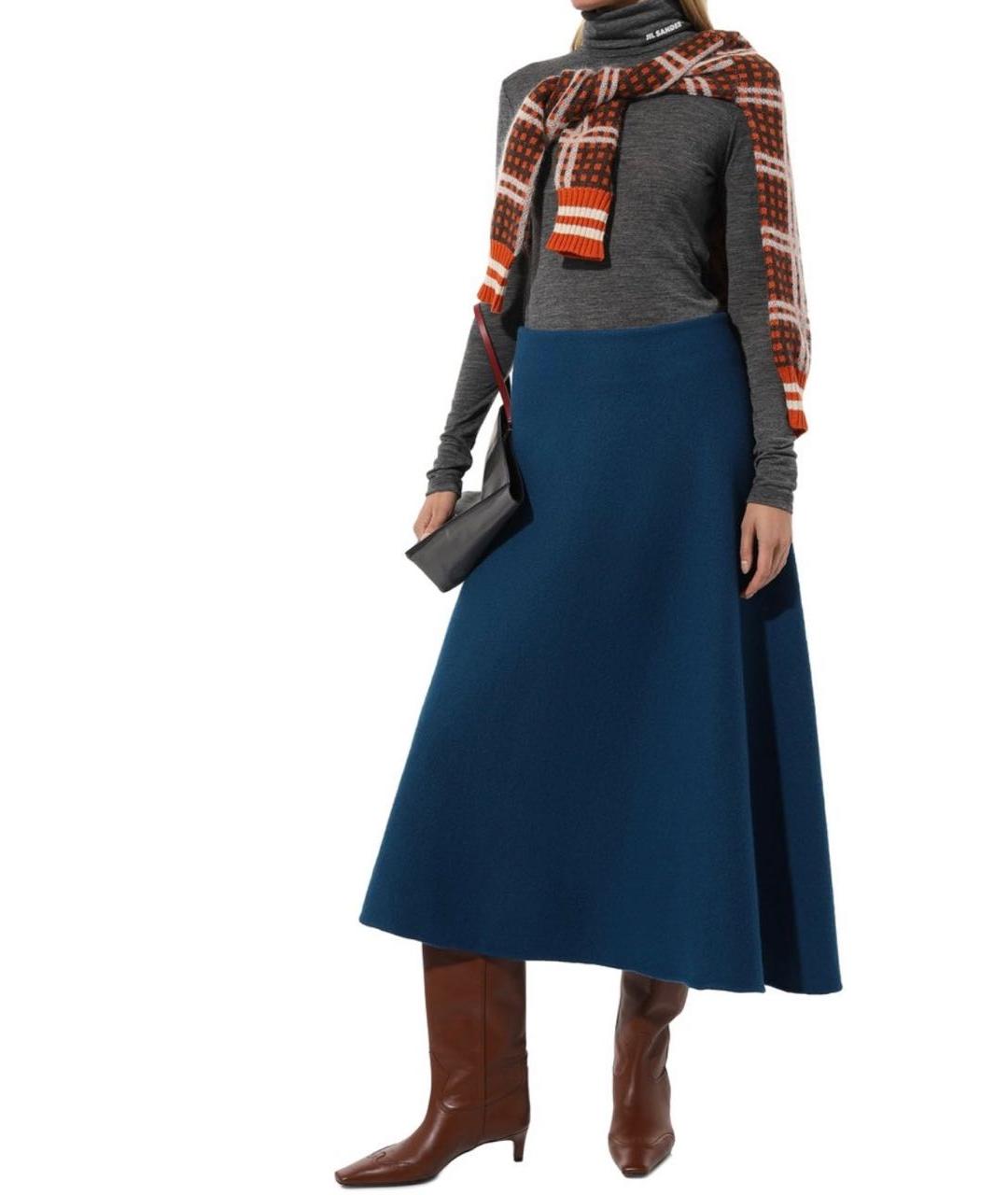 JIL SANDER Серая водолазка, фото 4
