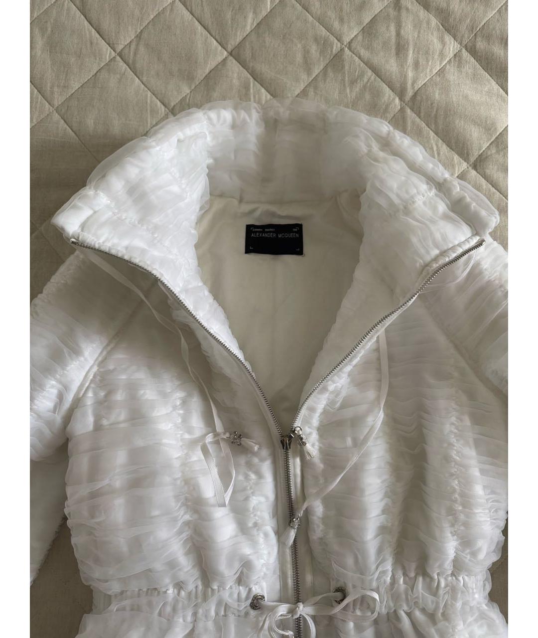 ALEXANDER MCQUEEN Белая куртка, фото 3