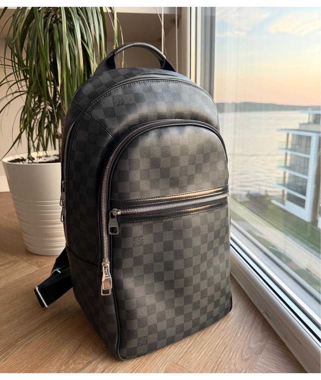 LOUIS VUITTON Черный рюкзак, фото 2