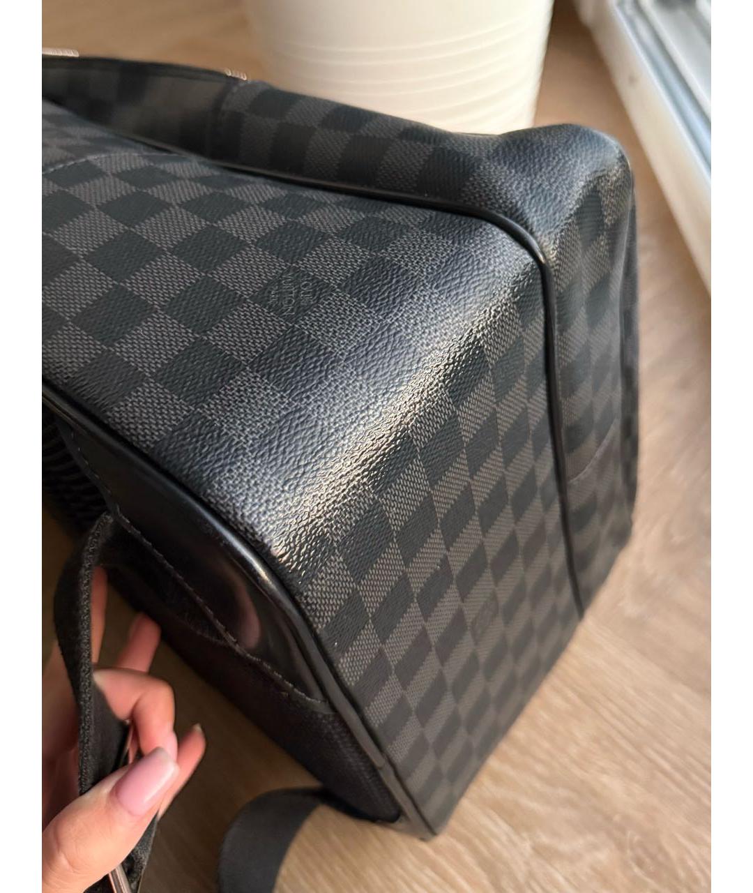 LOUIS VUITTON Черный рюкзак, фото 7