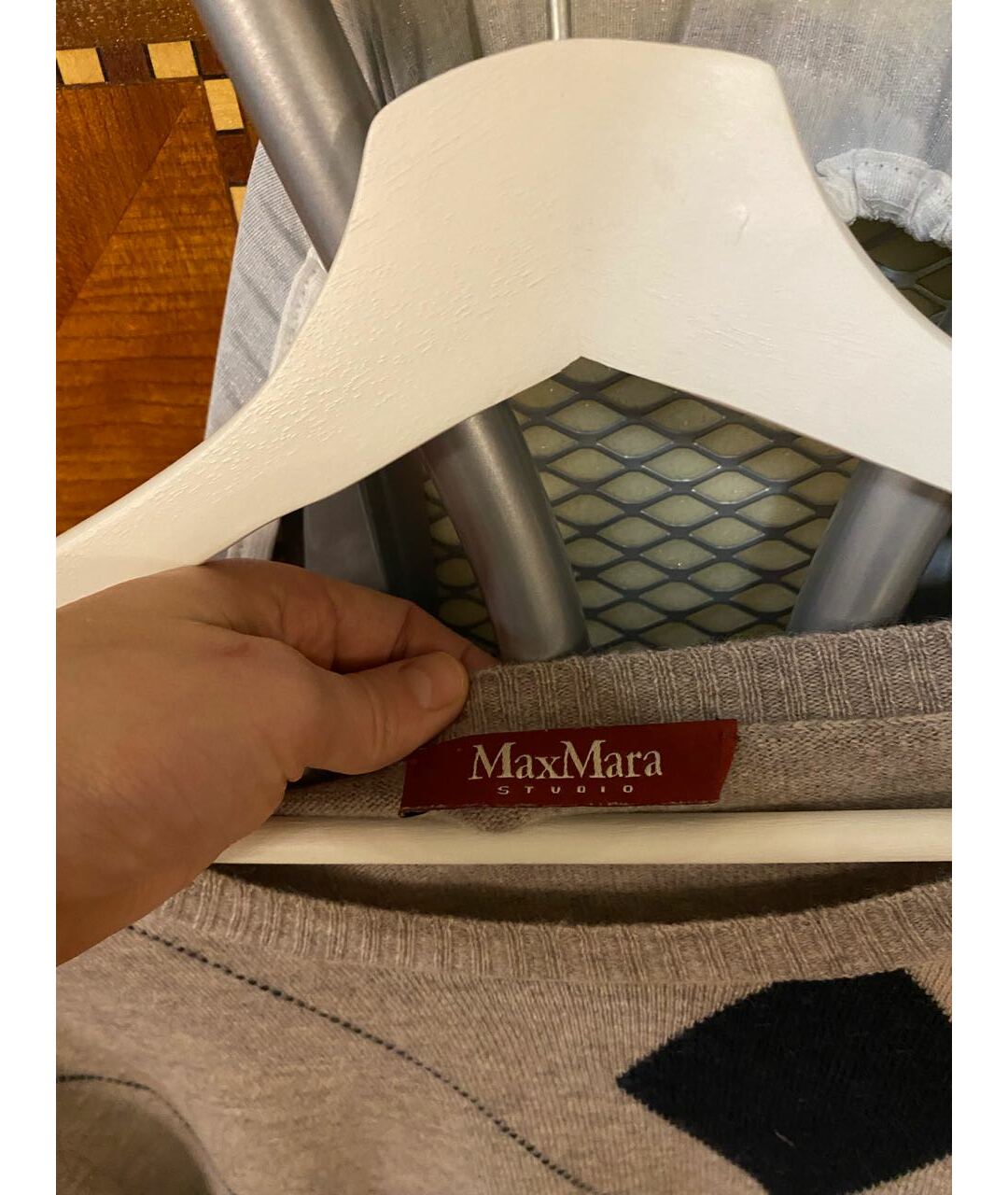 MAX MARA Бежевый кашемировый джемпер / свитер, фото 2