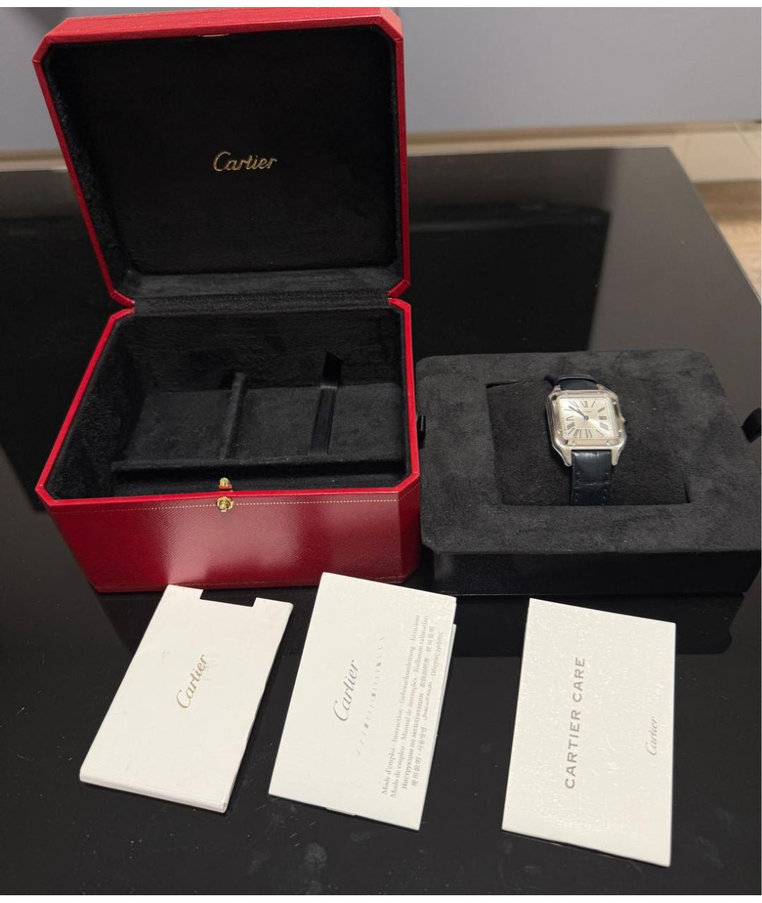 CARTIER Серебряные металлические часы, фото 4