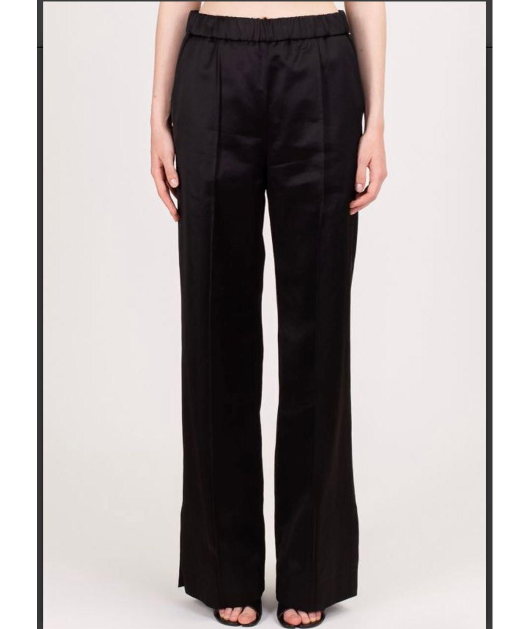 JIL SANDER Черные брюки широкие, фото 3