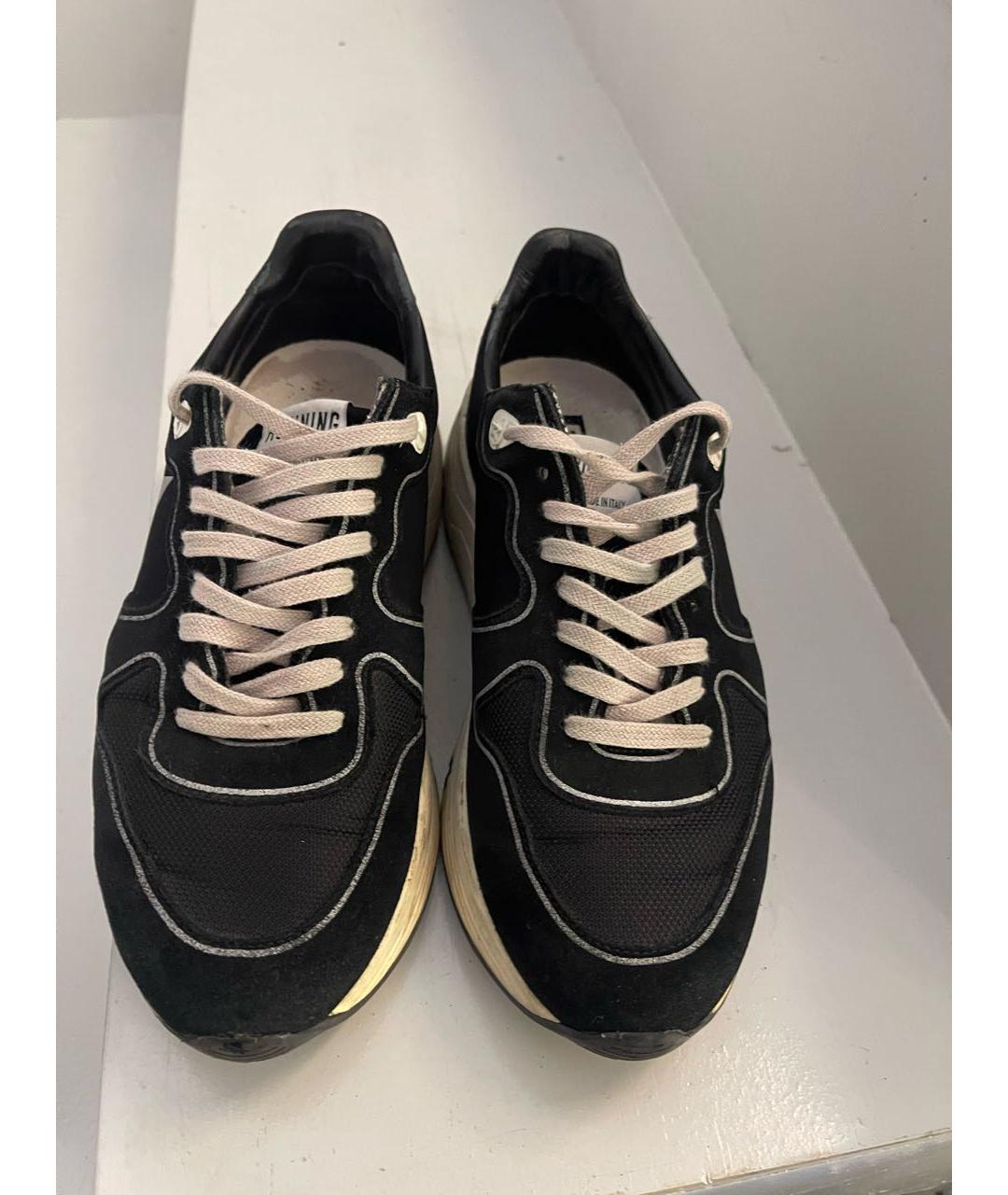 GOLDEN GOOSE DELUXE BRAND Черные замшевые кроссовки, фото 2