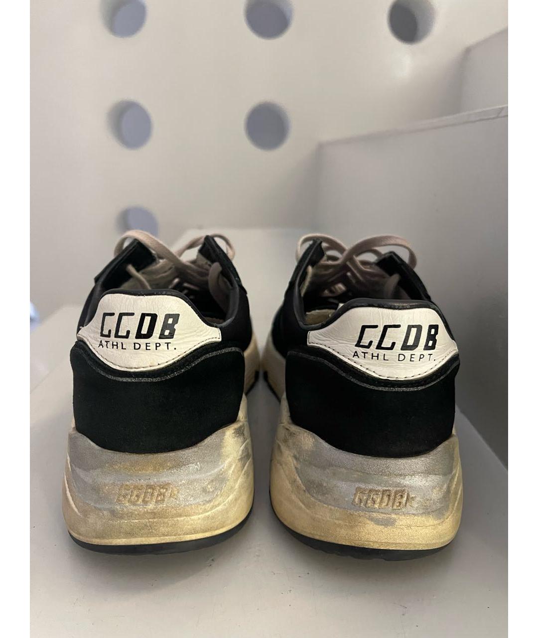 GOLDEN GOOSE DELUXE BRAND Черные замшевые кроссовки, фото 3