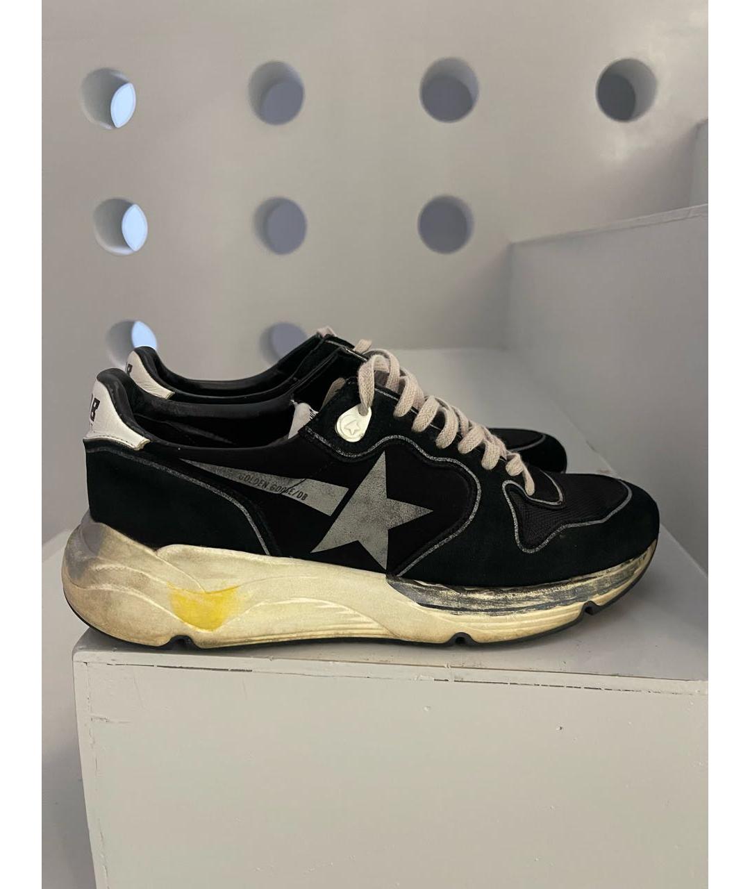 GOLDEN GOOSE DELUXE BRAND Черные замшевые кроссовки, фото 5