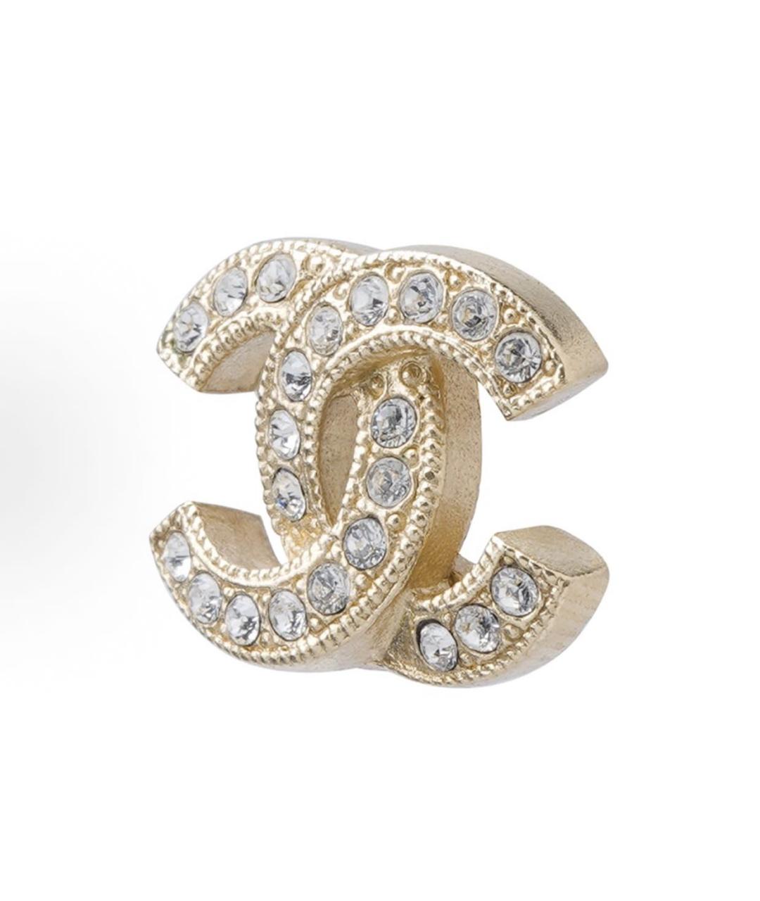 CHANEL Золотые серьги, фото 2