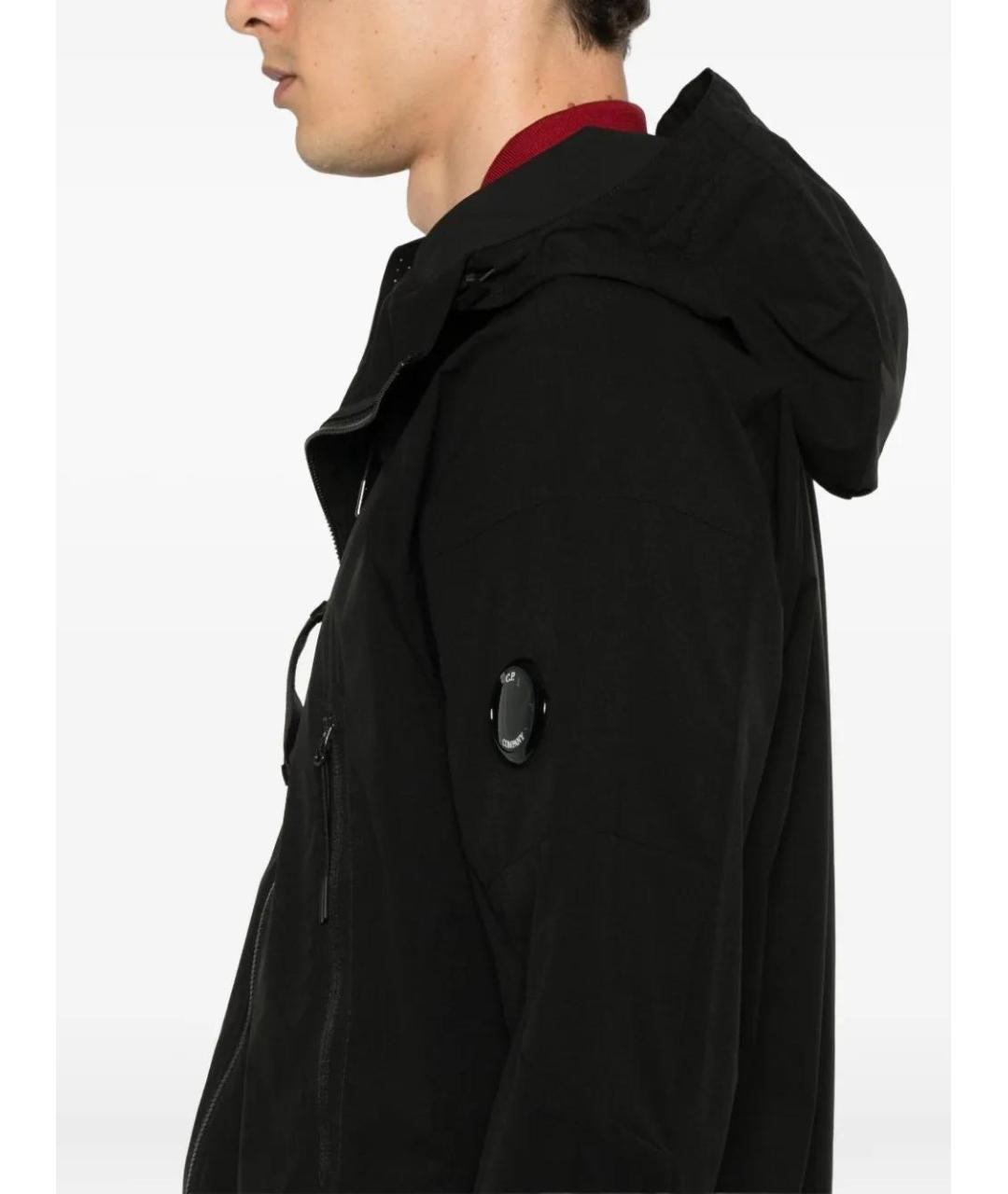 CP COMPANY Черная полиэстеровая куртка, фото 5