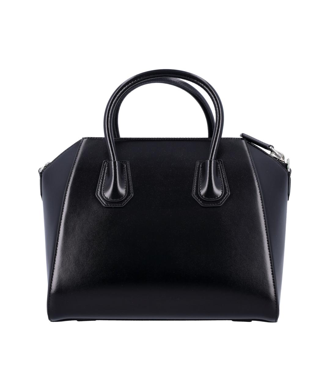 GIVENCHY Черная кожаная сумка с короткими ручками, фото 4