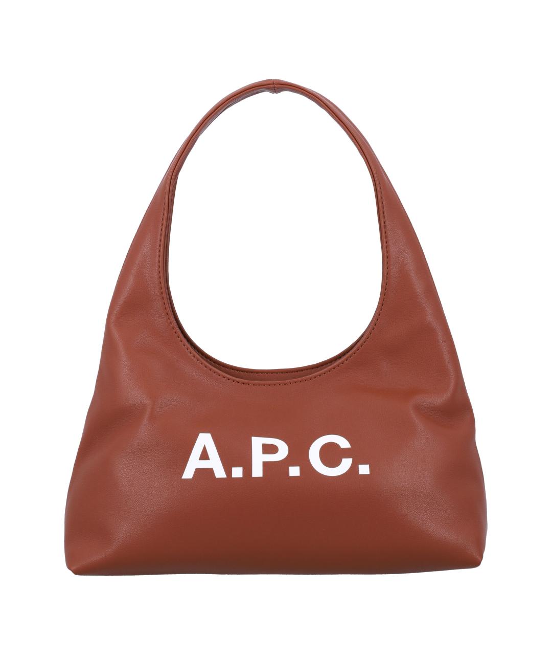 A.P.C. Коричневая сумка тоут, фото 1