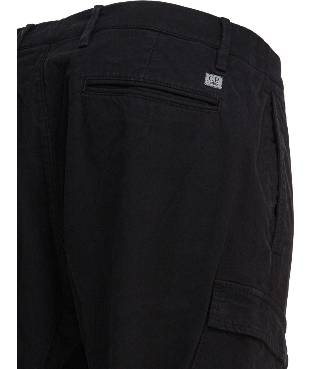 CP COMPANY Черные хлопковые повседневные брюки, фото 4