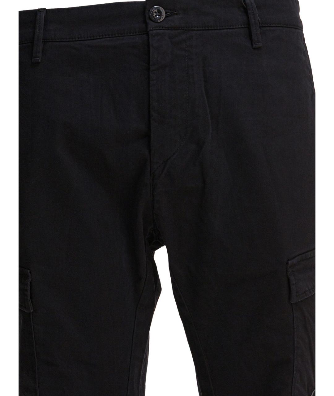 CP COMPANY Черные хлопковые повседневные брюки, фото 3